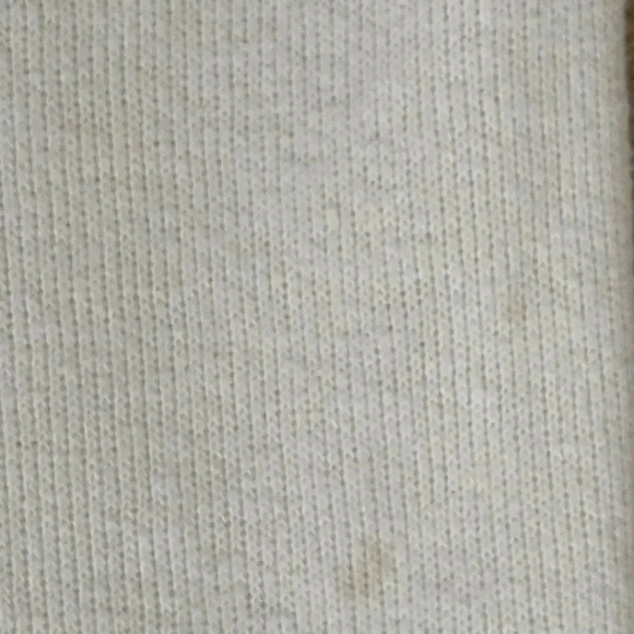 F. H. Clothing Off White Cotton Mock Neck Boxy Pullover Womens Sweater SZ L - Picture 10 of 13